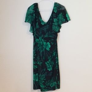Green Floral Dress